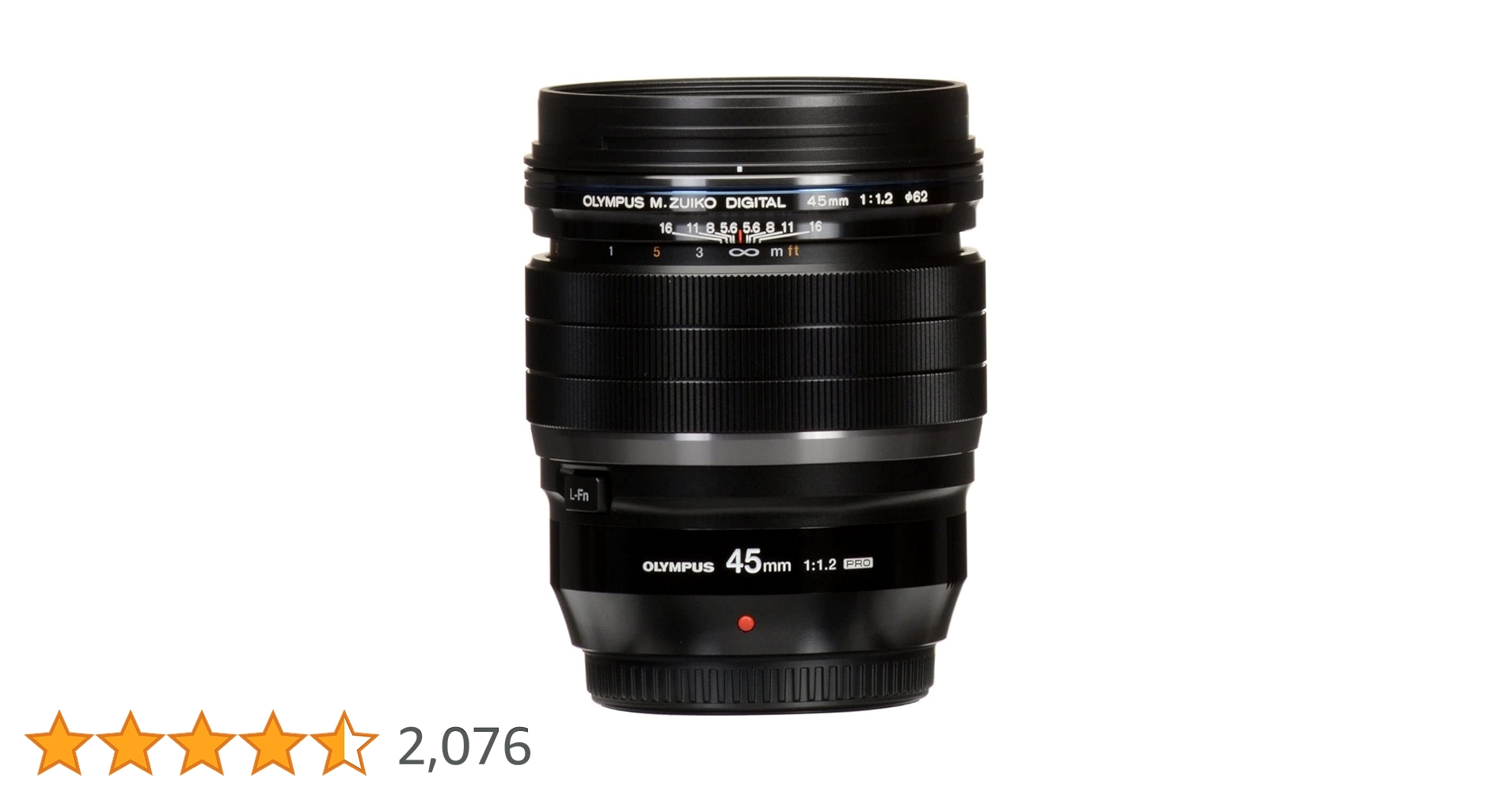 Amazon.co.jp: OLYMPUS 単焦点レンズ ED 45mm F1.2 防塵防滴耐